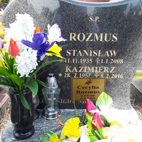 Grób Cecylia Rozmus