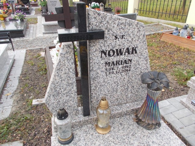 Grób Marian Nowak
