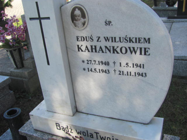 Witold Kahanek 1941 Cieszyn Komunalne - Grobonet - Wyszukiwarka osób pochowanych