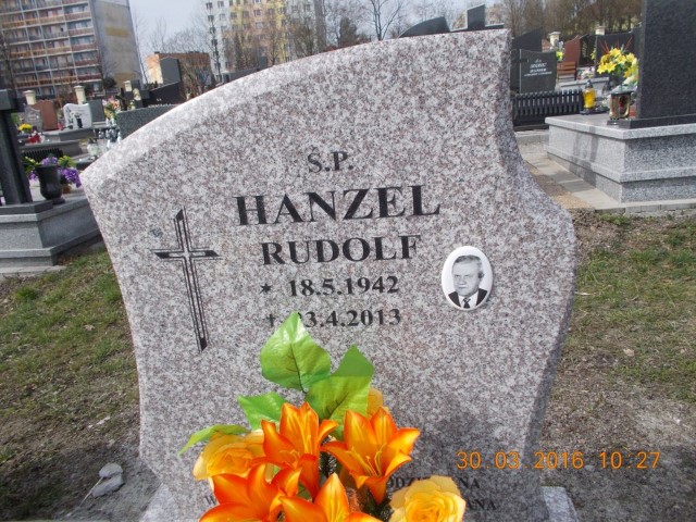 Grób Rudolf Hanzel